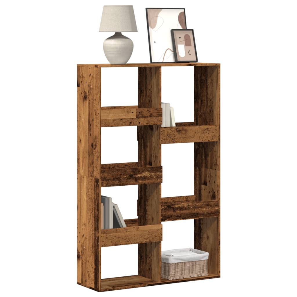 Boekenkast 100x33x155,5 cm bewerkt hout oud houtkleurig is nu te koop bij PeponiXL, paradijselijk wonen!