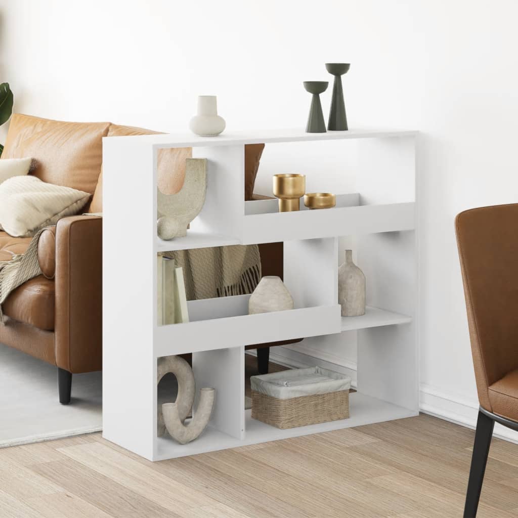 Kamerscherm 100x33x94,5 cm bewerkt hout wit is nu te koop bij PeponiXL, paradijselijk wonen!