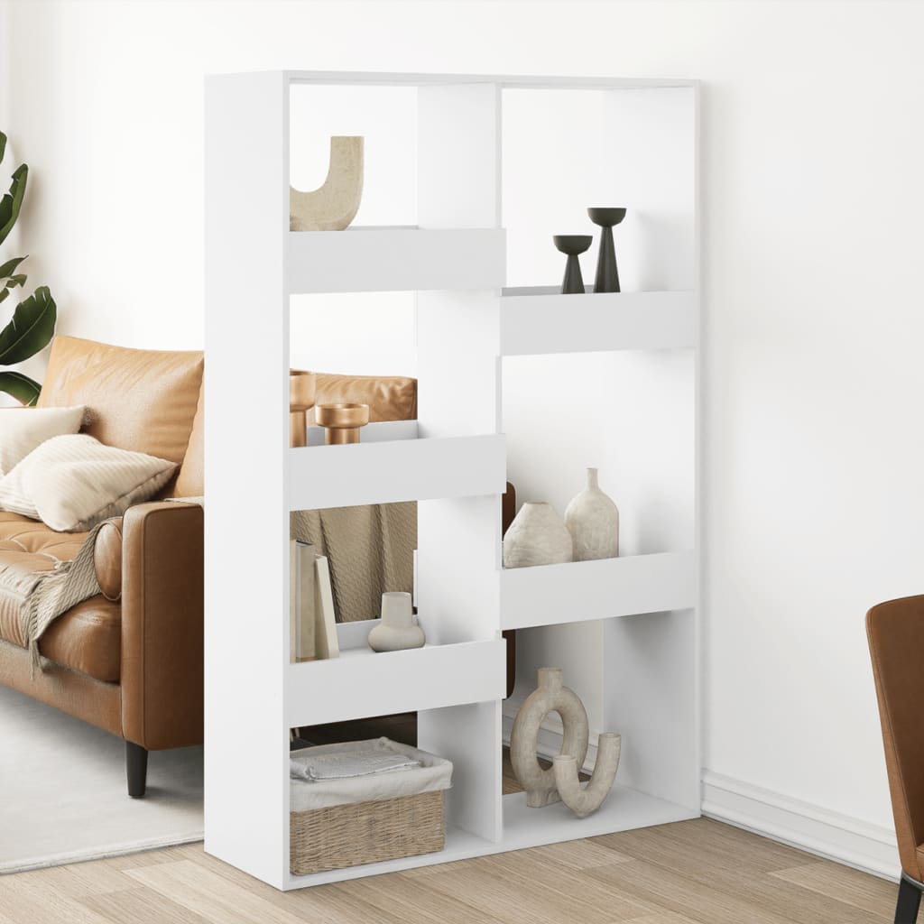 Kamerscherm 100x33x155,5 cm bewerkt hout wit is nu te koop bij PeponiXL, paradijselijk wonen!