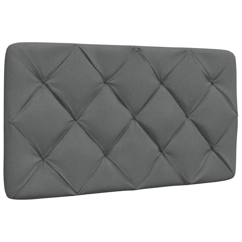 Hoofdbordkussen 90 cm stof donkergrijs is nu te koop bij PeponiXL, paradijselijk wonen!