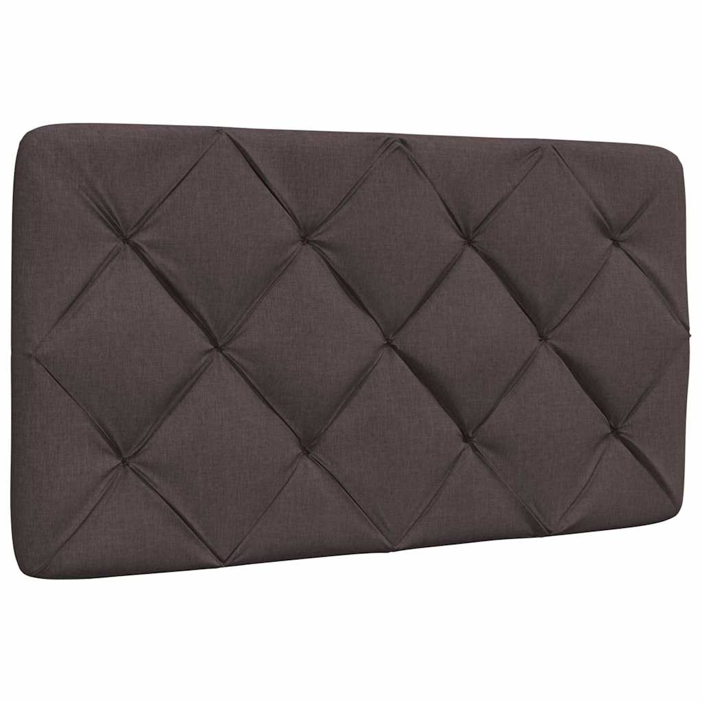 Hoofdbordkussen 90 cm stof donkerbruin is nu te koop bij PeponiXL, paradijselijk wonen!