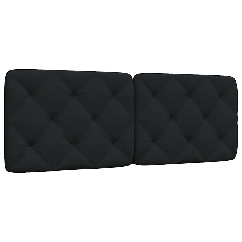 Hoofdbordkussen 140 cm stof zwart is nu te koop bij PeponiXL, paradijselijk wonen!