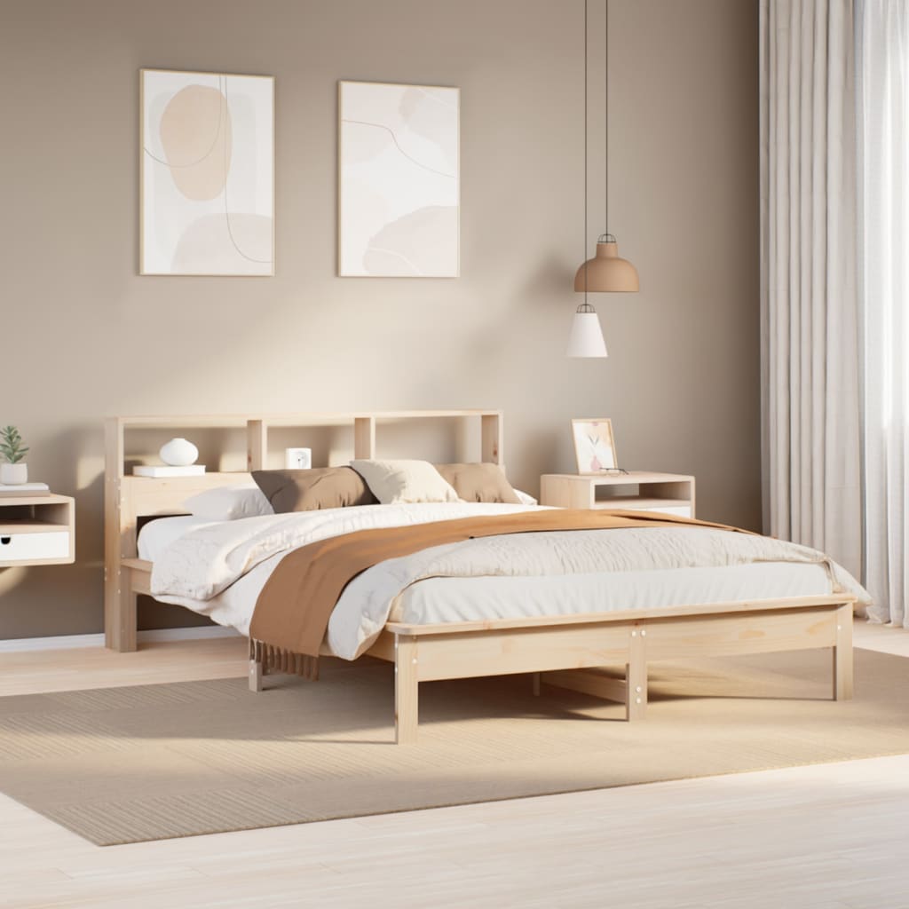 Bedframe zonder matras massief grenenhout 140x200 cm is nu te koop bij PeponiXL, paradijselijk wonen!