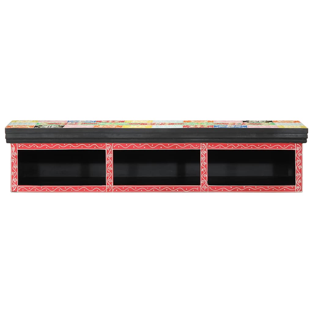 TV-kast met plank Multikleur 100 x 30 x 22 cm Bewerkt hout is nu te koop bij PeponiXL, paradijselijk wonen!