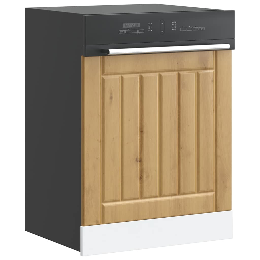 Vaatwaspaneel Lucca bewerkt hout artisanaal eikenkleur is nu te koop bij PeponiXL, paradijselijk wonen!