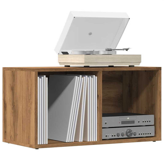 LP Opbergbox 69,5x34x36 cm bewerkt hout artisanaal eikenkleurig is nu te koop bij PeponiXL, paradijselijk wonen!