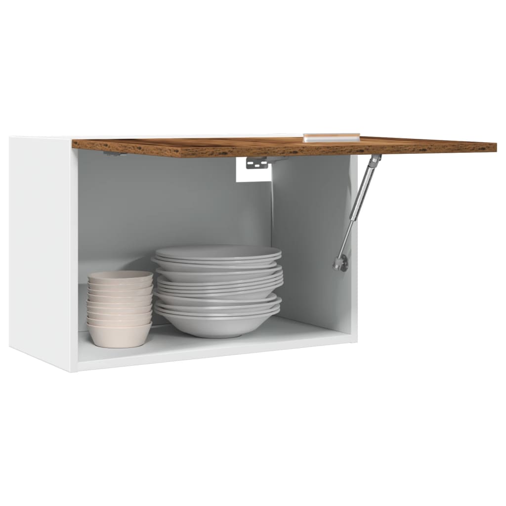 Bovenkast Lyon 60x31x40 cm bewerkt hout oud houtkleurig is nu te koop bij PeponiXL, paradijselijk wonen!