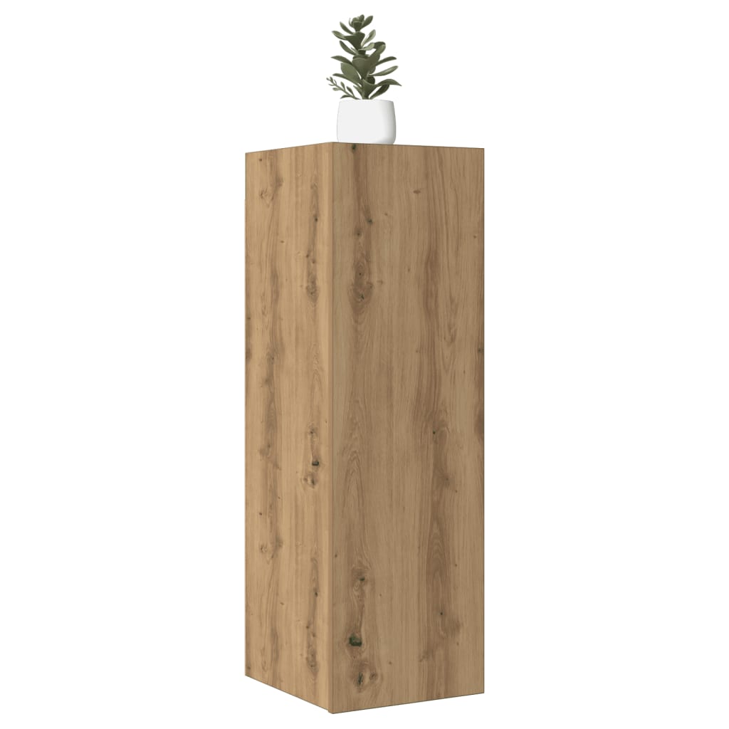 Tv-meubelen 2 st 30,5x30x90 cm bewerkt hout artisanaal eiken is nu te koop bij PeponiXL, paradijselijk wonen!