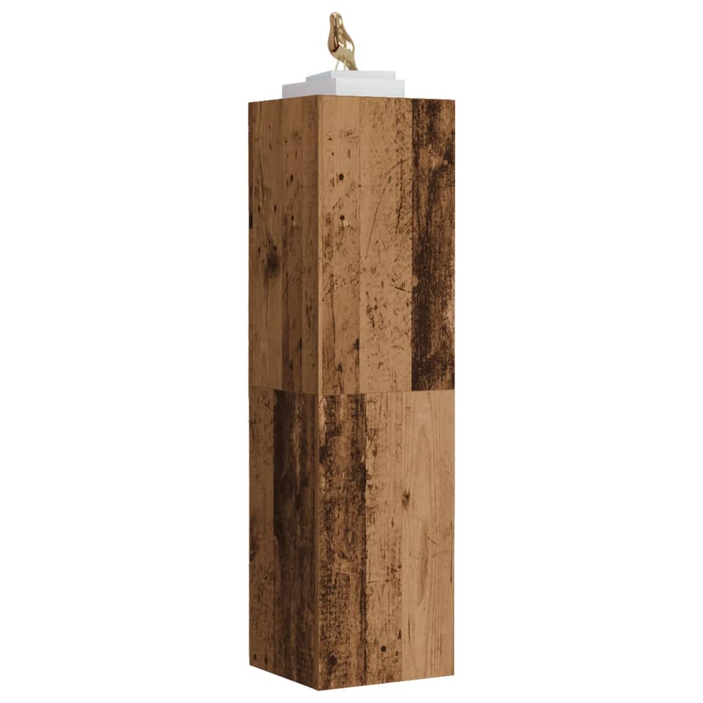 Tv-meubel 30,5x30x110 cm bewerkt hout oud houtkleurig is nu te koop bij PeponiXL, paradijselijk wonen!