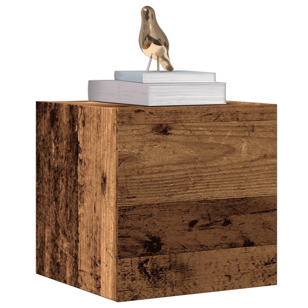 Tv-wandmeubel 30,5x30x30 cm oud houtkleurig is nu te koop bij PeponiXL, paradijselijk wonen!