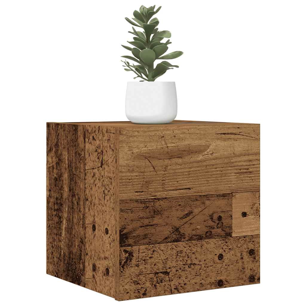 Tv-wandmeubelen 2 st 30,5x30x30 cm oud houtkleurig is nu te koop bij PeponiXL, paradijselijk wonen!