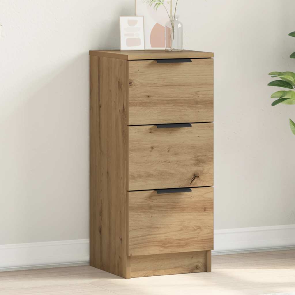 Dressoir 30x30x70 cm bewerkt hout artisanaal eikenkleur is nu te koop bij PeponiXL, paradijselijk wonen!