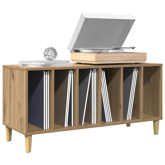 Platenkast 100x38x48 cm bewerkt hout artisanaal eikenkleur is nu te koop bij PeponiXL, paradijselijk wonen!