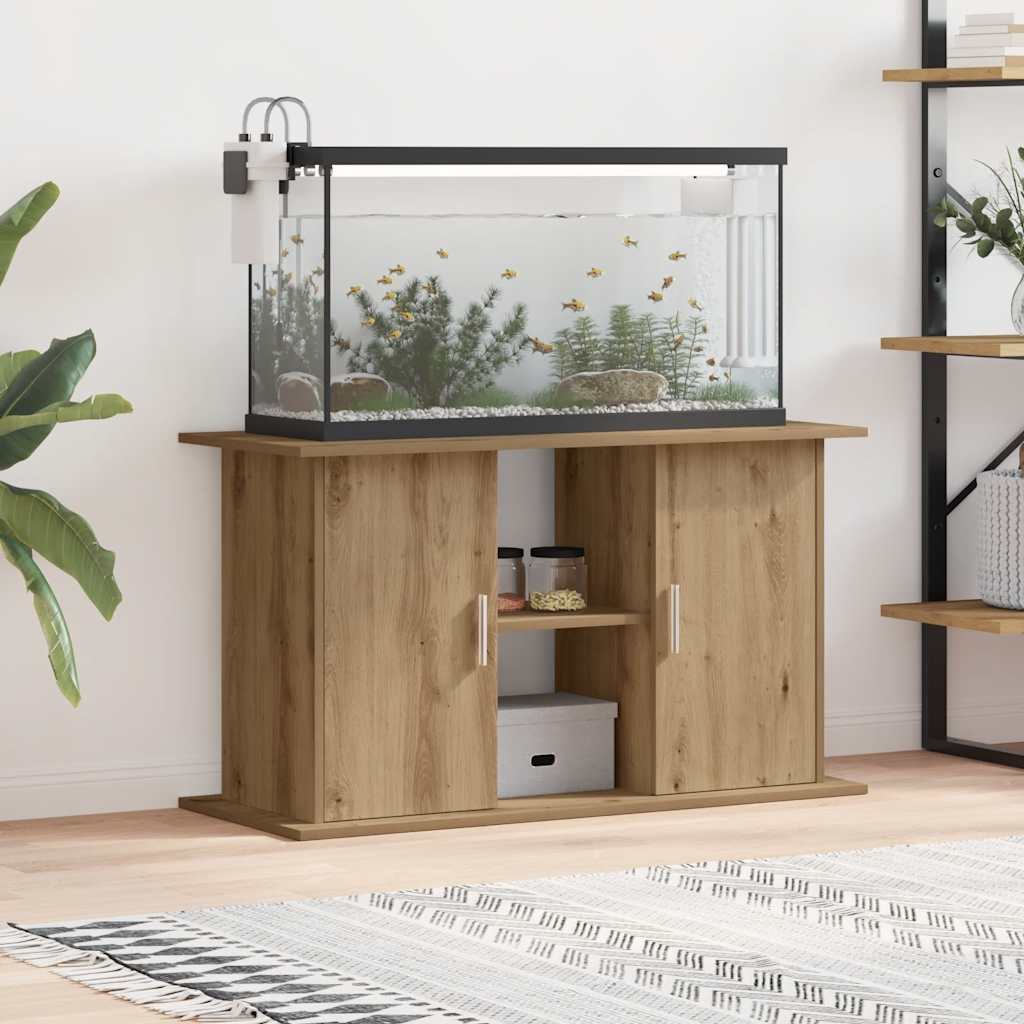 Aquariumstandaard Artisan Eikenhout 101x41x58 cm Bewerkt Hout is nu te koop bij PeponiXL, paradijselijk wonen!