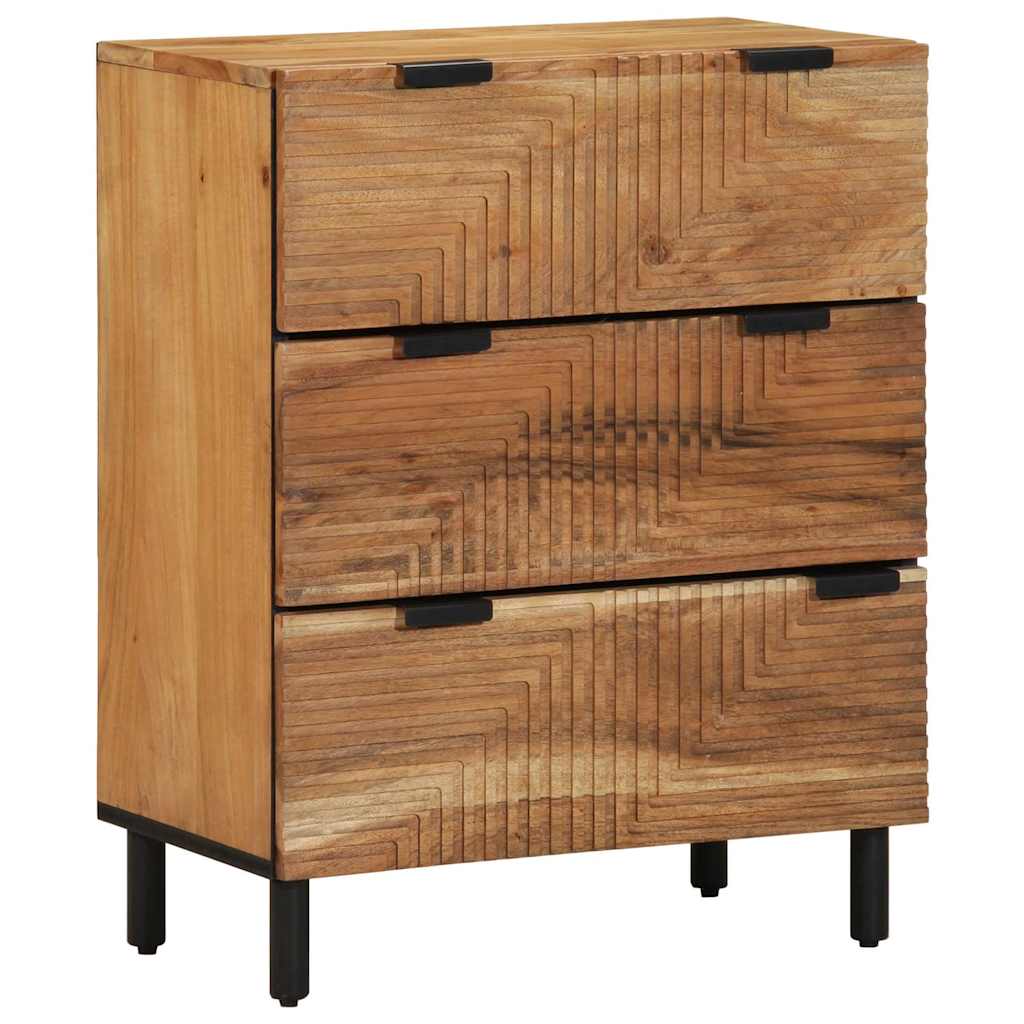 Dressoir 60x33x75 cm Massief hout Acacia is nu te koop bij PeponiXL, paradijselijk wonen!