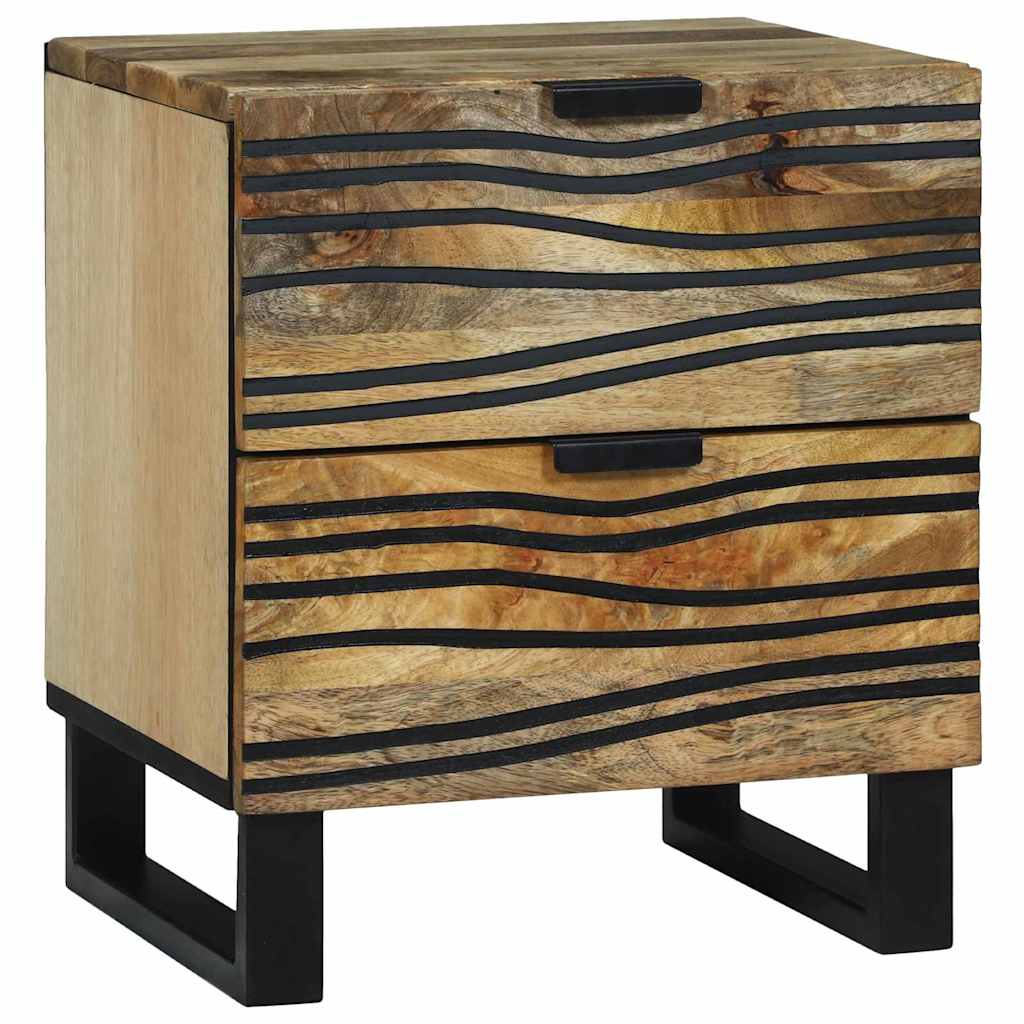 Nachtkastje met lade Bruin 40 x 33 x 46 cm Massief acaciahout is nu te koop bij PeponiXL, paradijselijk wonen!