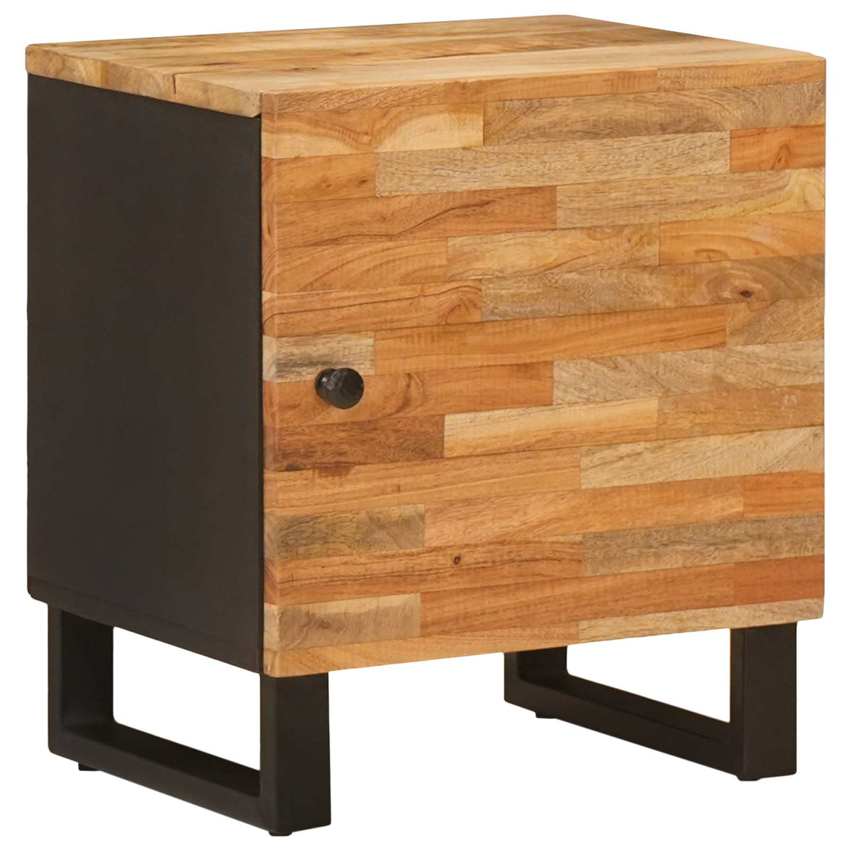 Nachtkastje Bruin 40 x 33 x 46 cm Massief Mango Hout is nu te koop bij PeponiXL, paradijselijk wonen!