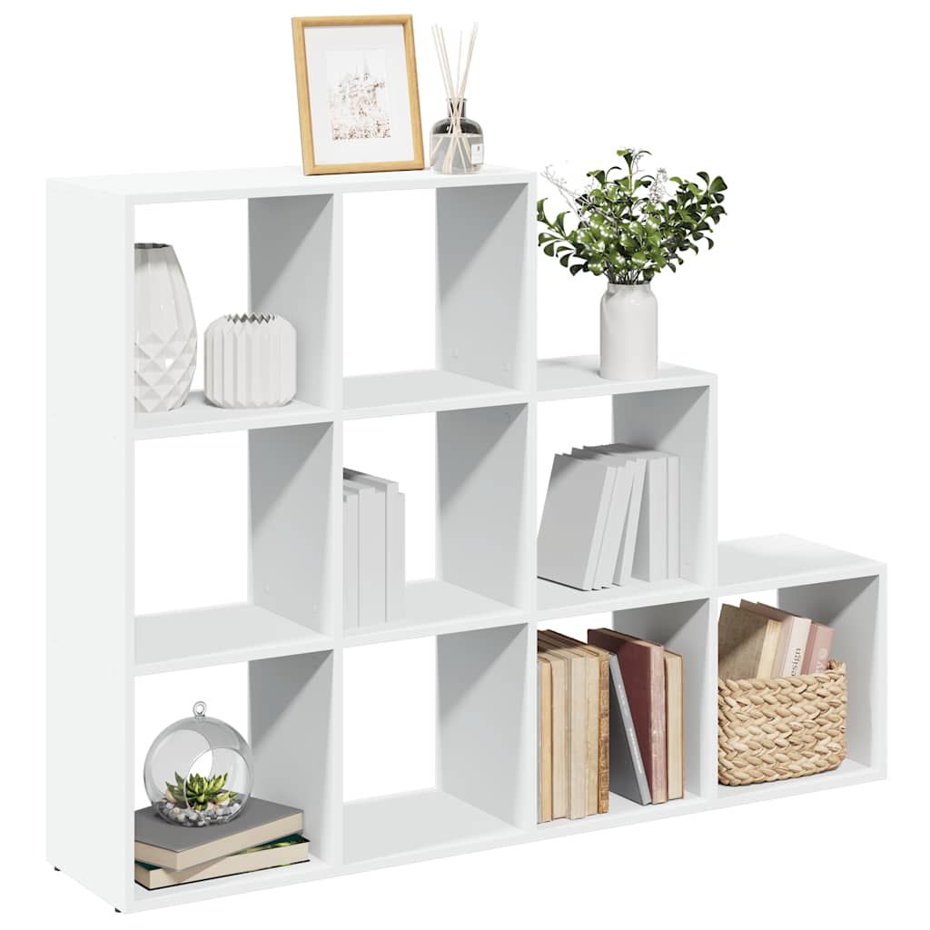 Kamerscherm / boekenkast 3-laags 137,5x29x103,5 cm hout wit is nu te koop bij PeponiXL, paradijselijk wonen!