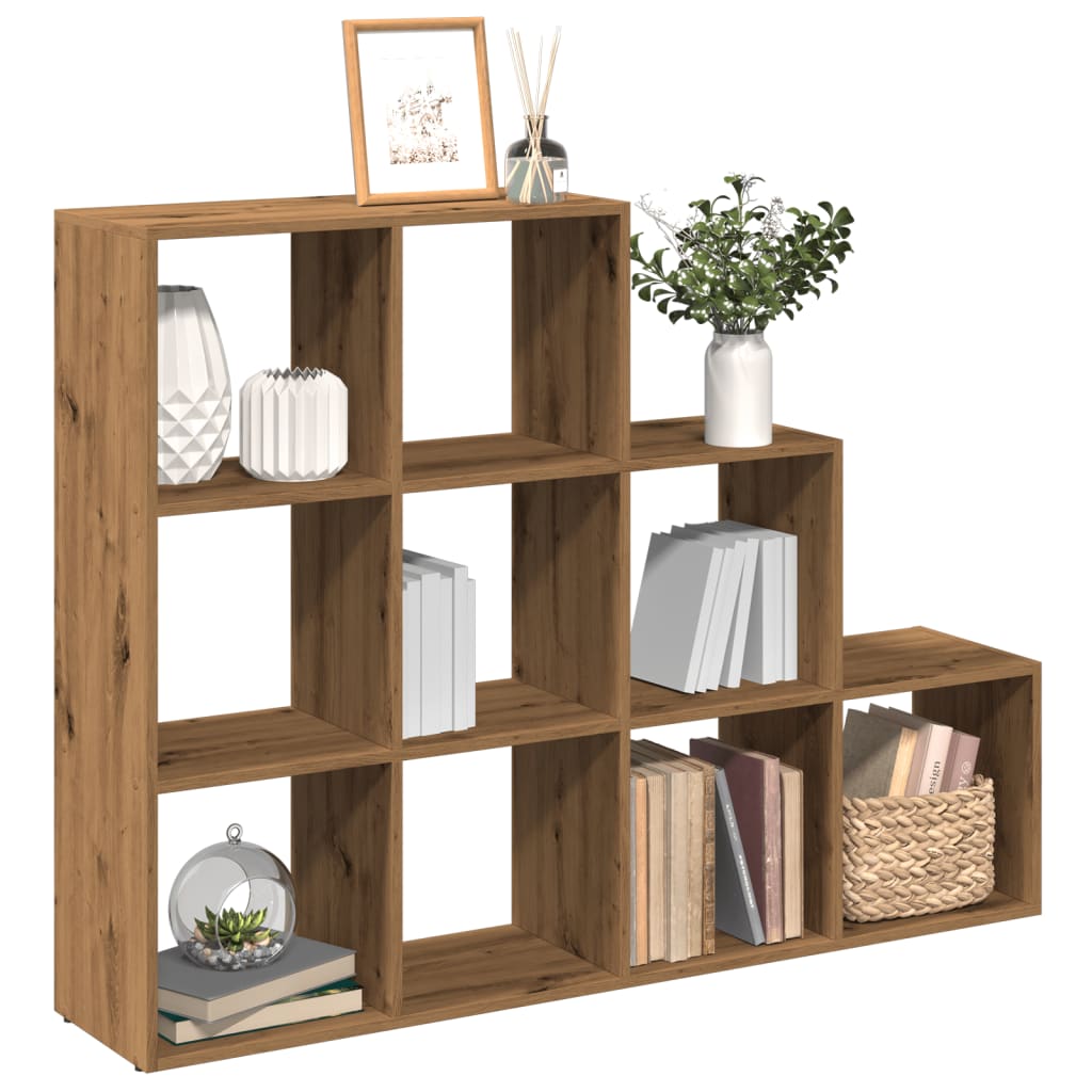 Kamerscherm / boekenkast 137,5x29x103,5 cm hout artisanaal eik is nu te koop bij PeponiXL, paradijselijk wonen!
