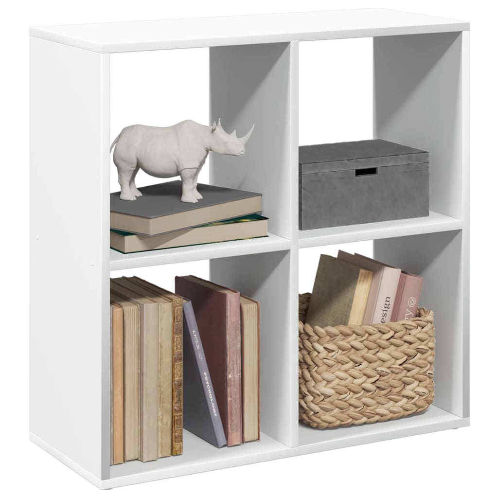 Kamerverdeler Boekenkast Wit 69,5x29x69,5 cm Bewerkt Hout is nu te koop bij PeponiXL, paradijselijk wonen!