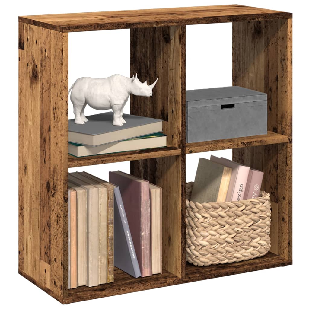 Kamerscherm / boekenkast 69,5x29x69,5 cm hout oud houtkleur is nu te koop bij PeponiXL, paradijselijk wonen!