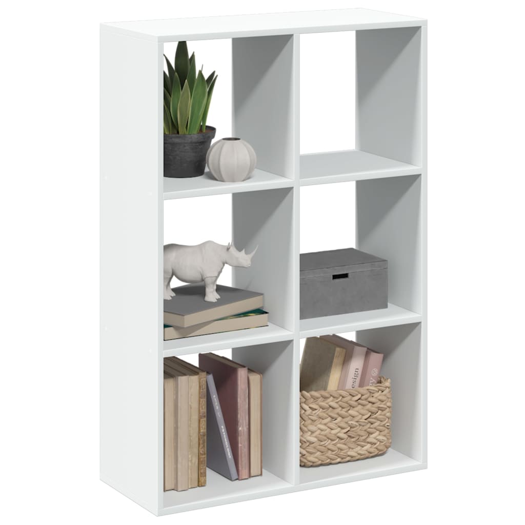 Kamerscherm / boekenkast 69,5x29x103,5 cm bewerkt hout wit is nu te koop bij PeponiXL, paradijselijk wonen!