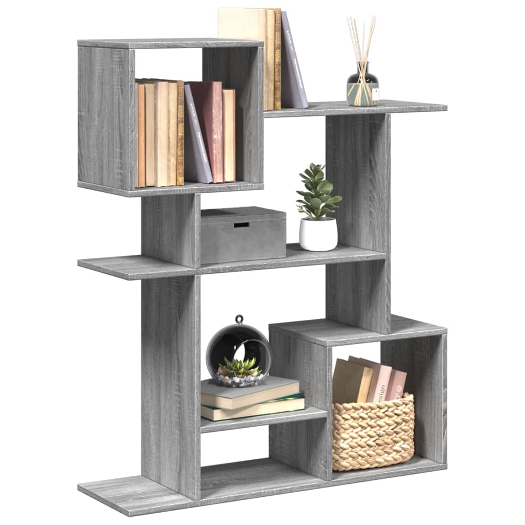 Kamerscherm / boekenkast 92x29x112 cm hout grijs sonoma is nu te koop bij PeponiXL, paradijselijk wonen!