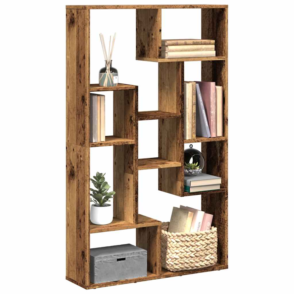 Boekenkast 72x20x120,5 cm bewerkt hout oud houtkleurig is nu te koop bij PeponiXL, paradijselijk wonen!