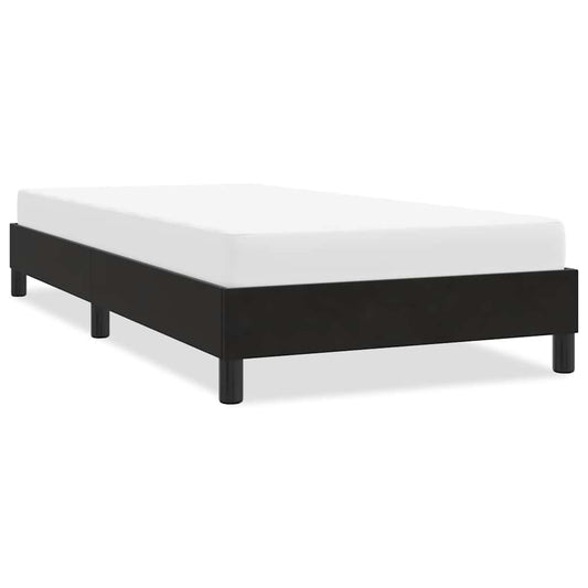 Bedframe zonder matras 80x210 cm fluweel zwart is nu te koop bij PeponiXL, paradijselijk wonen!