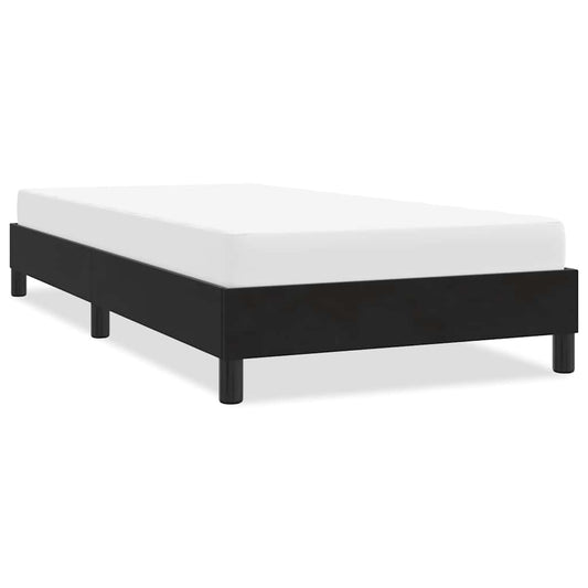 Bedframe zonder matras 90x210 cm fluweel zwart is nu te koop bij PeponiXL, paradijselijk wonen!