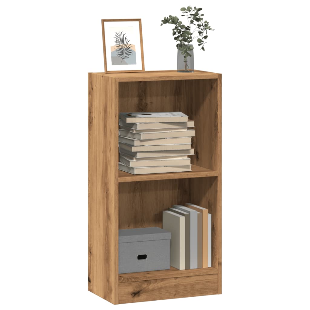 Boekenkast 40x24x76 cm bewerkt hout artisanaal eikenkleurig is nu te koop bij PeponiXL, paradijselijk wonen!