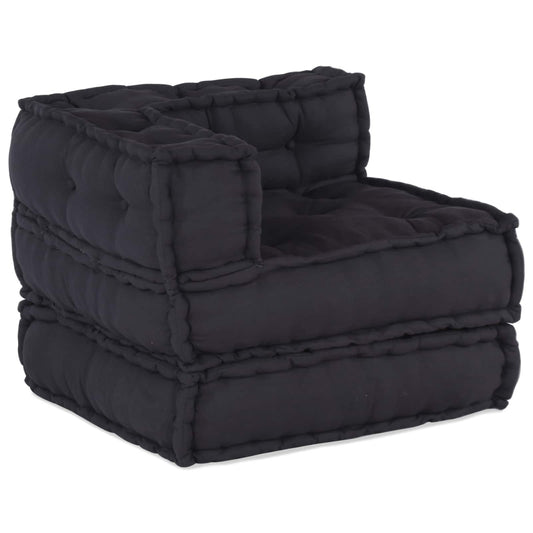 Modulair Sofabet 4 pcs Antracietkleurig Stof is nu te koop bij PeponiXL, paradijselijk wonen!