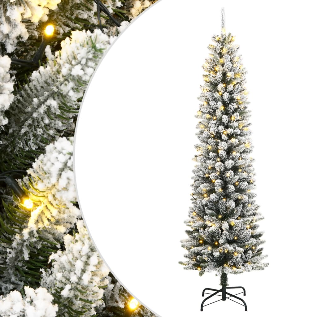 Kunstkerstboom met 150 LED's en sneeuw 150 cm is nu te koop bij PeponiXL, paradijselijk wonen!