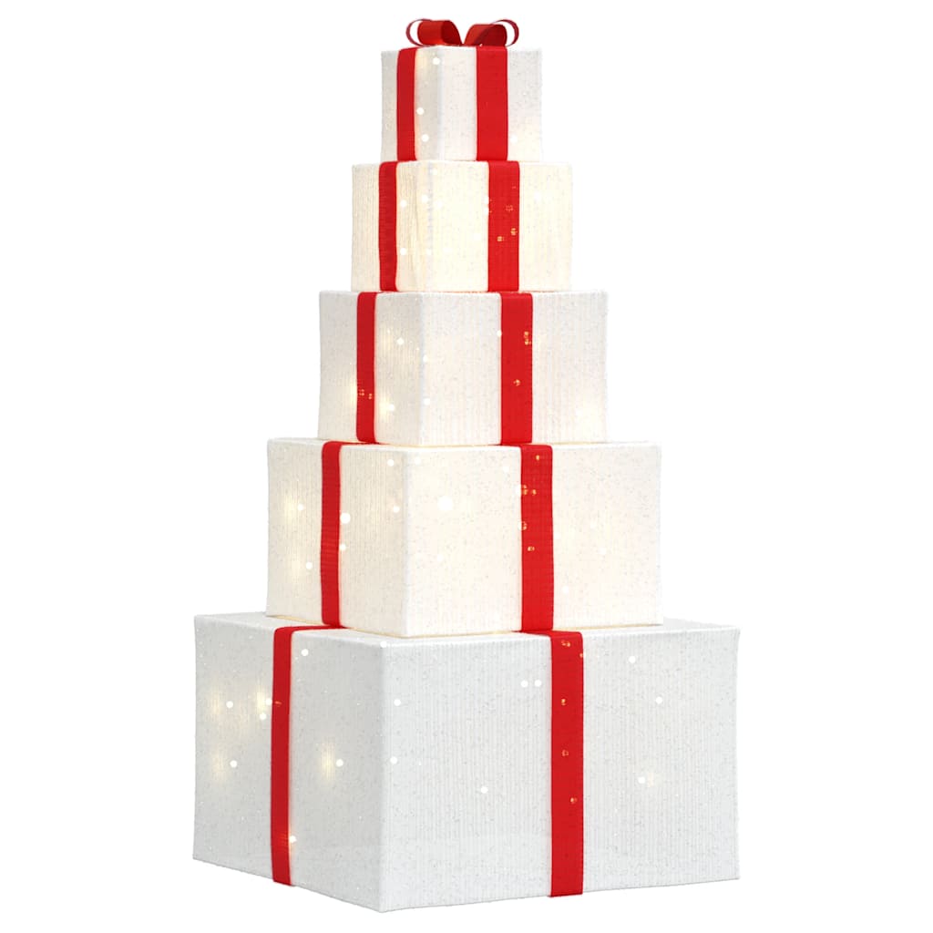 Kerstdecoratie geschenkdoos 250 LED's warm wit is nu te koop bij PeponiXL, paradijselijk wonen!