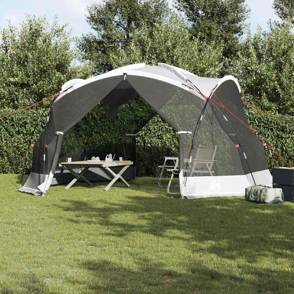 Muskietentent Grijs 434 x 434 x 230 cm Polyester en Glasvezel is nu te koop bij PeponiXL, paradijselijk wonen!