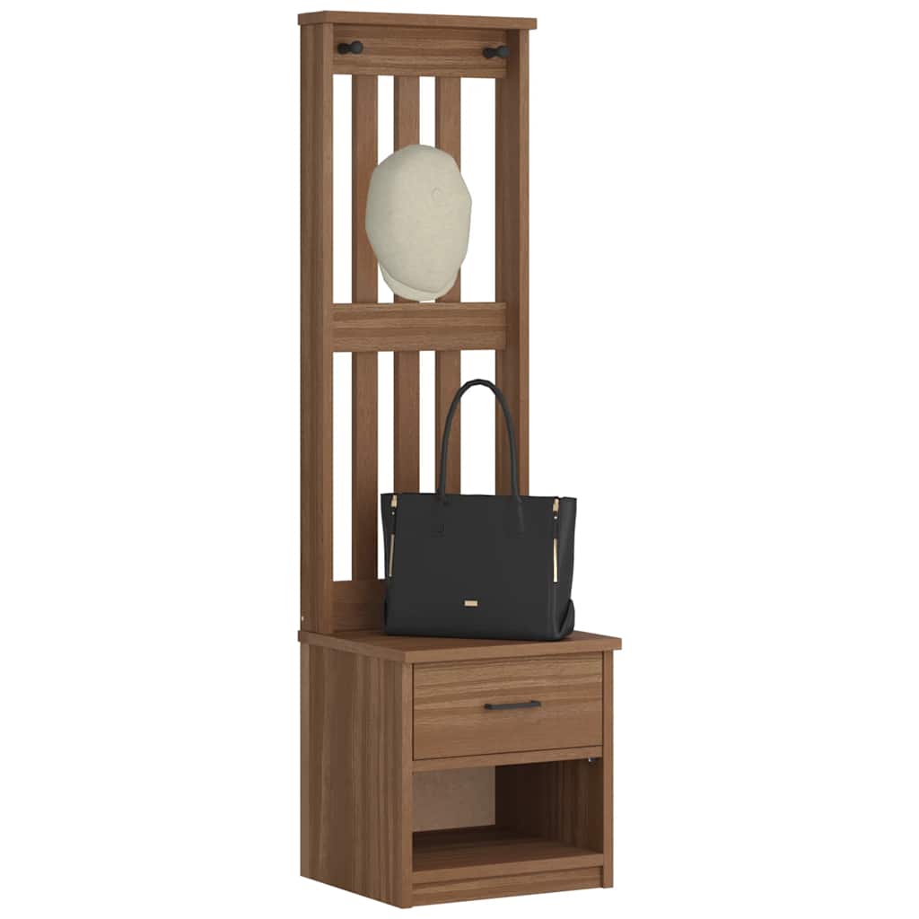 Kapstok SANDNES 45x40x159,5 cm massief grenenhout is nu te koop bij PeponiXL, paradijselijk wonen!