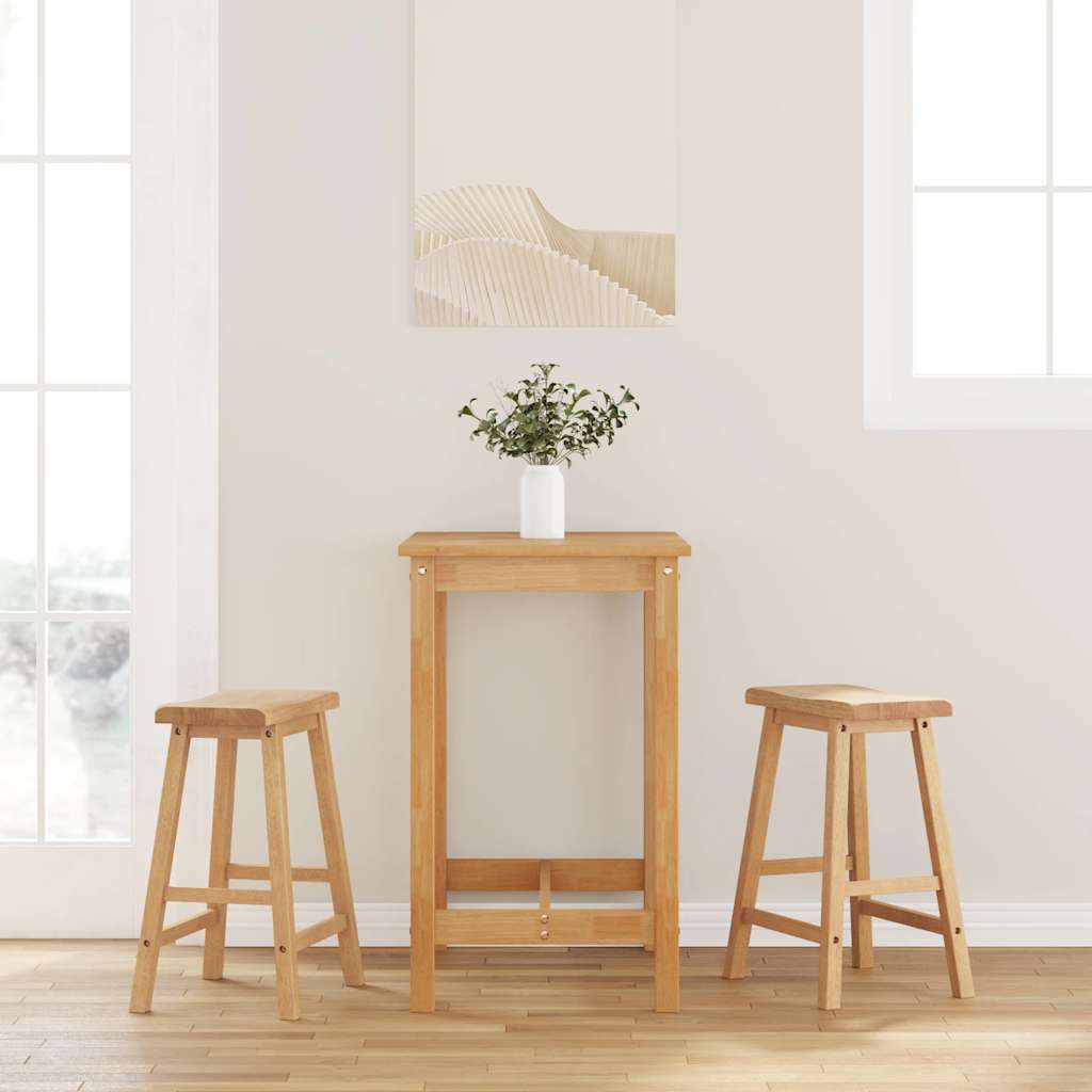 Barkrukken 2 stuks natuurlijk massief hout rubber is nu te koop bij PeponiXL, paradijselijk wonen!