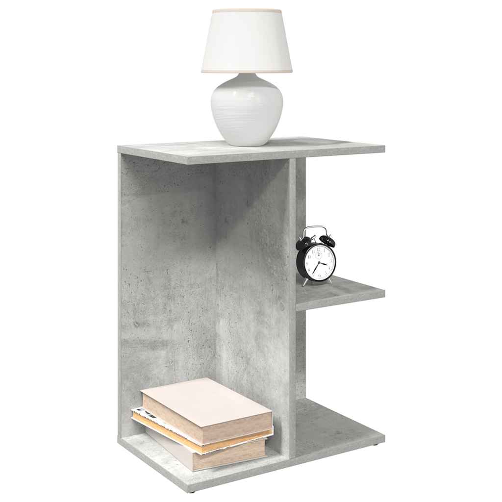 Nachtkastjes 2 st 46,5x29x61 cm bewerkt hout betongrijs is nu te koop bij PeponiXL, paradijselijk wonen!