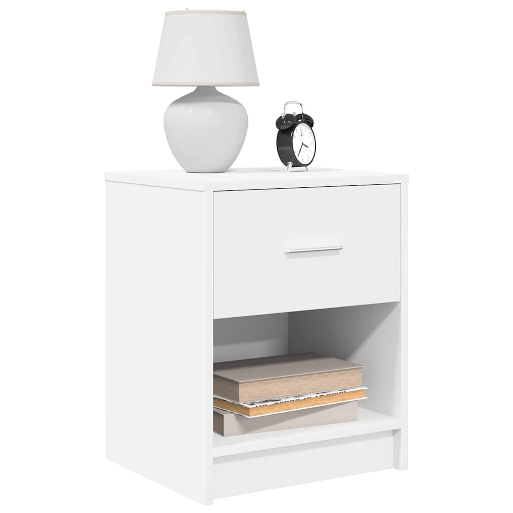 Nachtkastjes 2 st met lade 40x34x50 cm wit is nu te koop bij PeponiXL, paradijselijk wonen!