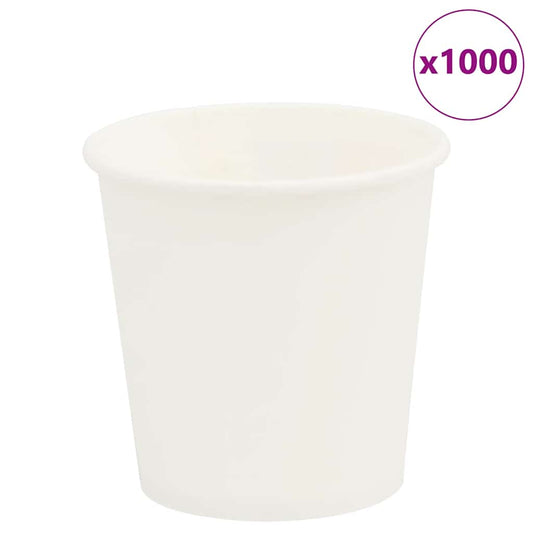 Papieren koffiekopjes 1000 st 4oz 100 ml wit is nu te koop bij PeponiXL, paradijselijk wonen!