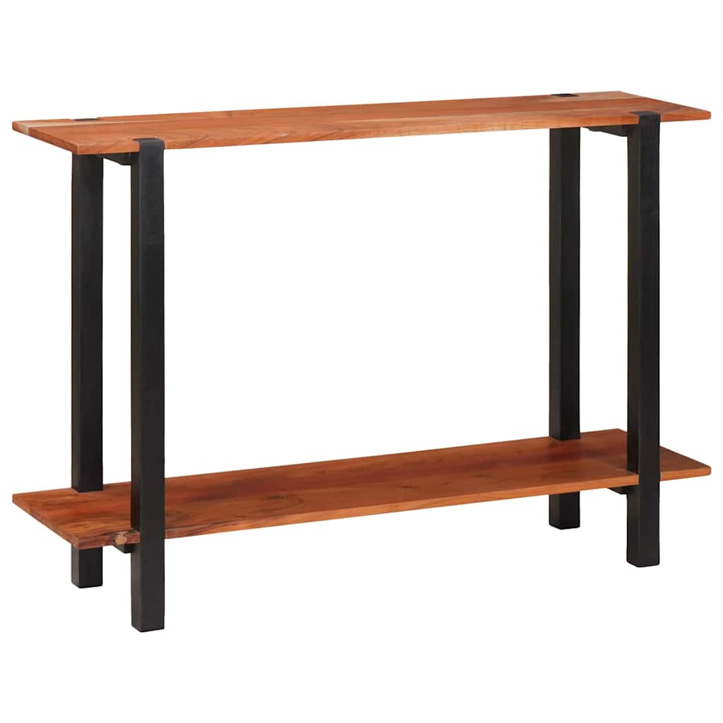 Wandtafel met plank met opslag Bruin en zwart 110 x 30 x 75 cm is nu te koop bij PeponiXL, paradijselijk wonen!