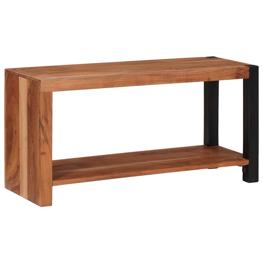 Boekenkast Bruin 80 x 30 x 40 cm Massief Acaciahout is nu te koop bij PeponiXL, paradijselijk wonen!