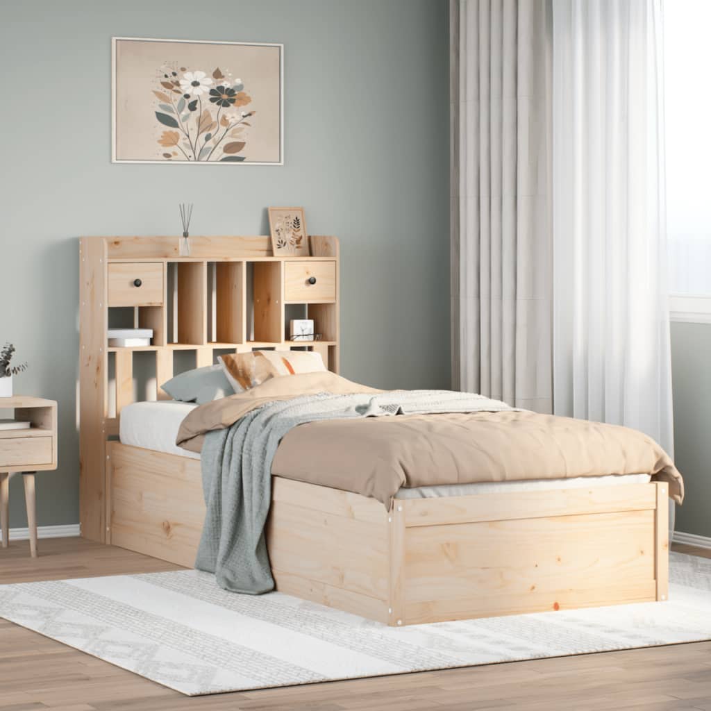 Bedframe zonder matras massief grenenhout 75x190 cm is nu te koop bij PeponiXL, paradijselijk wonen!