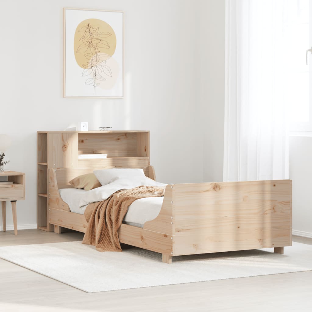 Bedframe zonder matras massief grenenhout 75x190 cm is nu te koop bij PeponiXL, paradijselijk wonen!