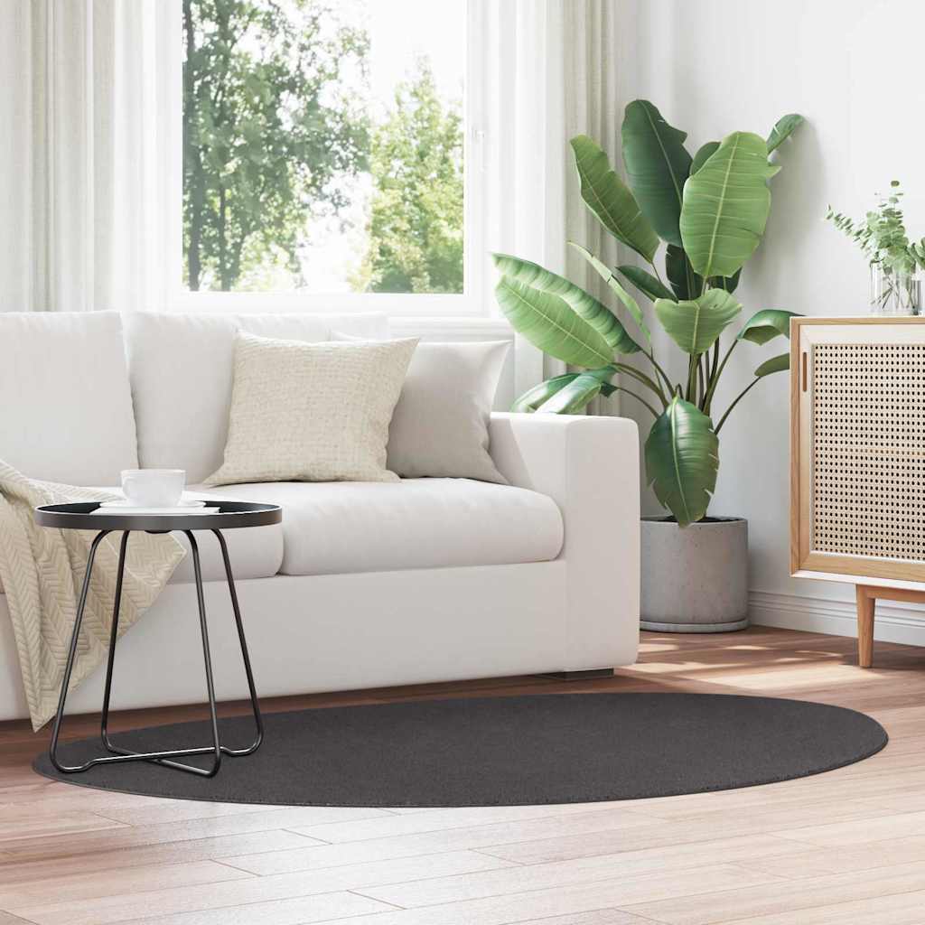 Vloerkleden HUARTE Antraciet 120 x 170 cm Polyester is nu te koop bij PeponiXL, paradijselijk wonen!