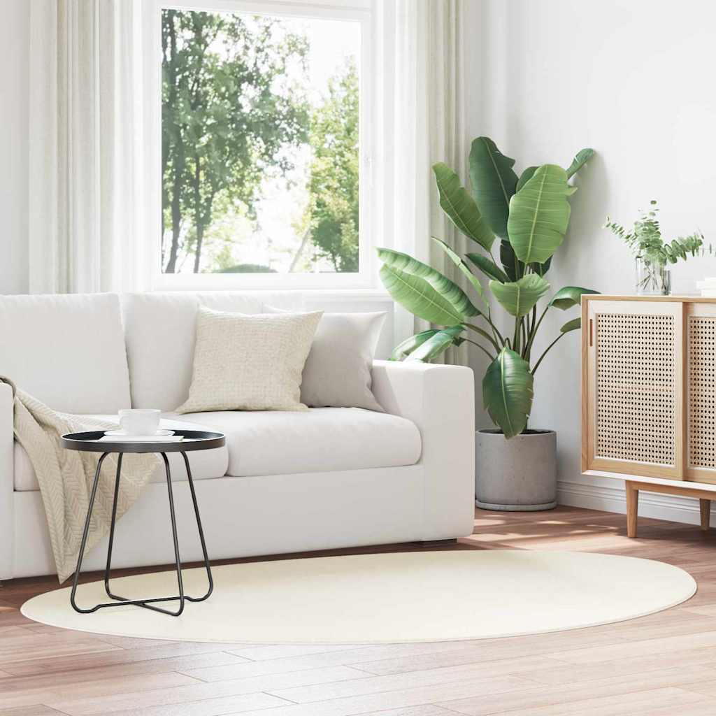 Vloerkleden HUARTE Crème 120 x 170 cm Polyester is nu te koop bij PeponiXL, paradijselijk wonen!