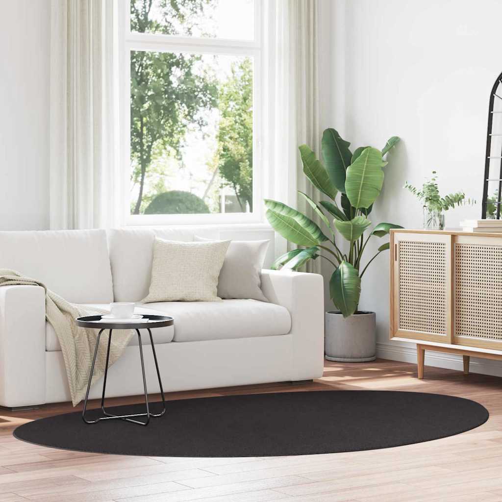 Tapijt HUARTE Zwart 160 x 230 cm Polyester is nu te koop bij PeponiXL, paradijselijk wonen!