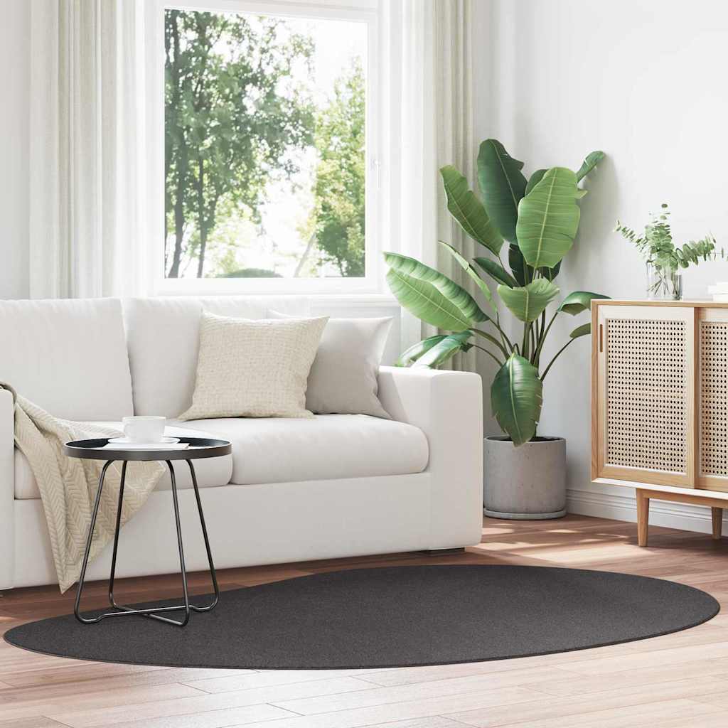 Vloerkleden HUARTE Antraciet 140 x 200 cm Polyester is nu te koop bij PeponiXL, paradijselijk wonen!