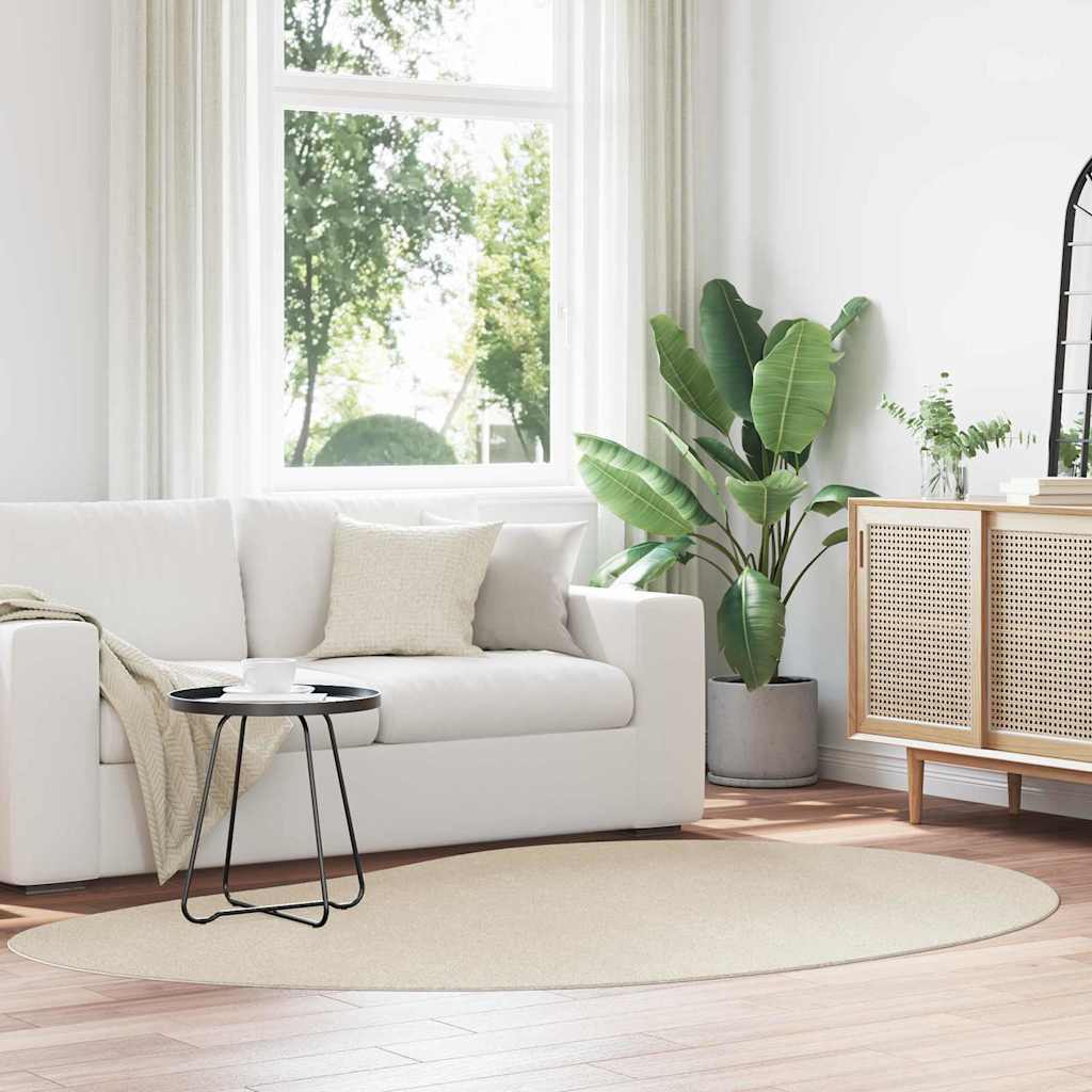 Tapijt HUARTE Beige 160 x 230 cm Polyester is nu te koop bij PeponiXL, paradijselijk wonen!