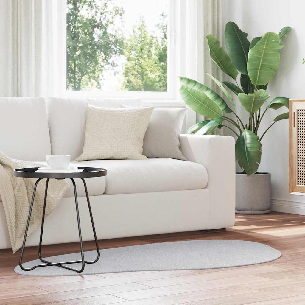 Tapijt HUARTE Grijs 80 x 150 cm Polyester is nu te koop bij PeponiXL, paradijselijk wonen!